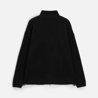 Куртка флисовая унисекс Nebo, черная Куртка флисовая унисекс Nebo, черная