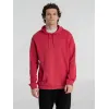 Толстовка с капюшоном унисекс Hoodie, красный меланж