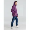 Толстовка с капюшоном унисекс Hoodie, фиолетовый меланж