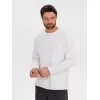 Лонгслив унисекс Siluetti Fuori, молочно-белый