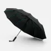 Зонт складной с УФ-защитой Ribstar, черный Зонт складной с УФ-защитой Ribstar, черный