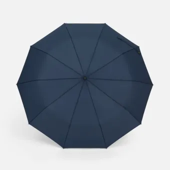 Зонт складной Cloudburst в подарочной упаковке, темно-синий Зонт складной Cloudburst в подарочной упаковке, темно-синий