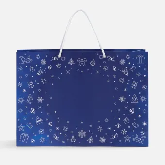 Пакет Snowlace, синий