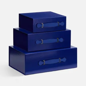 Коробка складная Holdfold, L, синяя