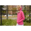 Толстовка с капюшоном женская Hoodie, синий меланж