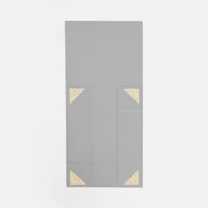 Коробка складная Quadra Fold, серая