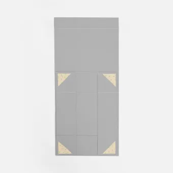 Коробка складная Quadra Fold, серая Коробка складная Quadra Fold, серая