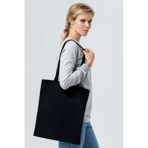 Холщовая сумка Basic 105, черная Холщовая сумка Basic 105, черная
