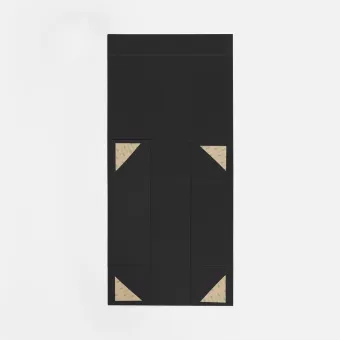 Коробка складная Quadra Fold, черная Коробка складная Quadra Fold, черная