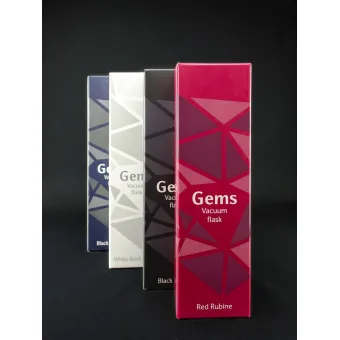 Термос Gems White Rock Сrystal, белый горный хрусталь