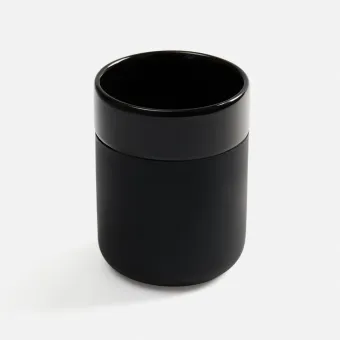 Кружка Nabo с силиконовым держателем, черная