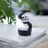Настольный антистресс Mindflow, черный с серебристым
