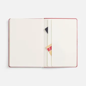 Ежедневник Kuka, недатированный, ver.2, красный