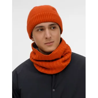 Шапка ComFleece, темно-оранжевая (кирпичная)