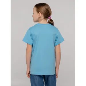 Футболка детская T-Bolka Kids, голубая Футболка детская T-Bolka Kids, голубая