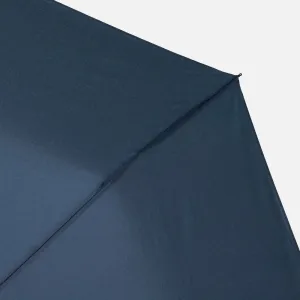 Зонт складной Smooth Move с плавным закрытием, темно-синий
