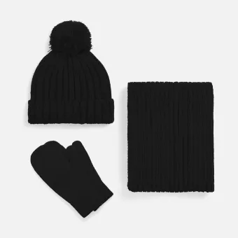 Шарф HappyGo, черный Шарф HappyGo, черный