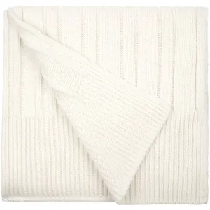 Шарф Knit Beat, белый (молочный)
