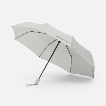 Зонт складной Cloudex, светло-серый