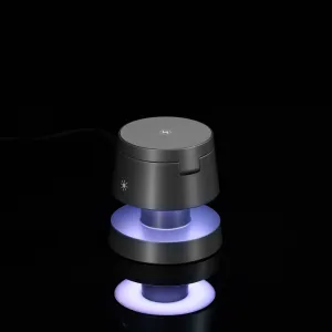 Станция беспроводной зарядки с подсветкой Lume, серая
