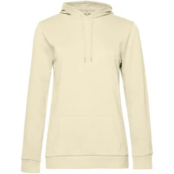 Толстовка с капюшоном женская Hoodie, светло-желтая