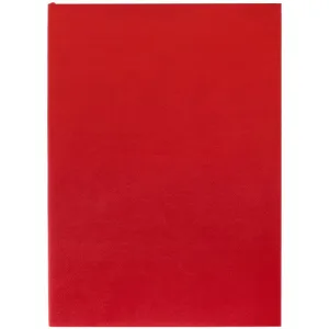 Ежедневник Flat Light, недатированный, красный