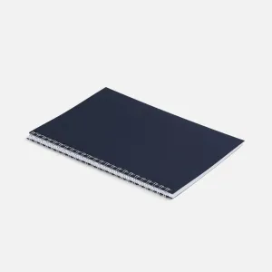 Блокнот Salvador в клетку, темно-синий