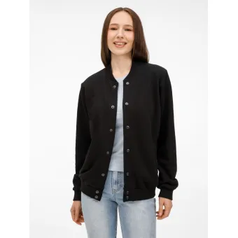 Бомбер унисекс Nuppu, черный