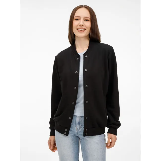 Бомбер унисекс Nuppu, черный