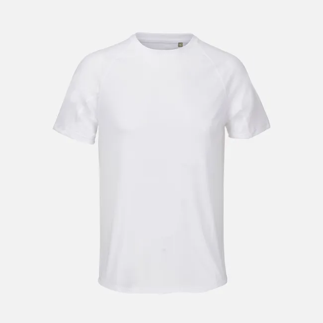 Футболка спортивная унисекс Vortex, белая