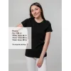 Футболка женская T-bolka Stretch Lady, черная