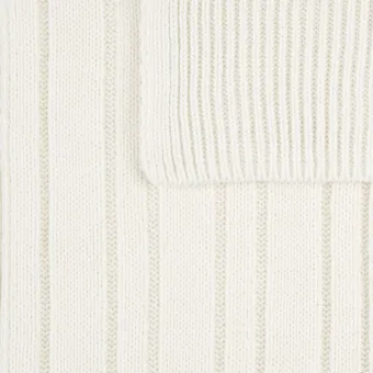 Шарф Knit Beat, белый (молочный)