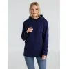 Толстовка с капюшоном унисекс Hoodie, темно-синяя