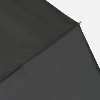 Зонт обратного сложения inLoop с ручкой-карабином, черный