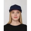 Бейсболка Snapback с прямым козырьком, темно-синяя