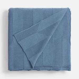 Плед Rombus, синий (дымчатый)