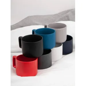 Чашка Jumbo в коробке матовая, темно-серая