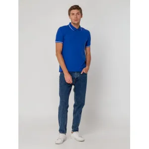 Рубашка поло Virma Stripes, ярко-синяя