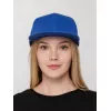 Бейсболка Snapback с прямым козырьком, ярко-синяя