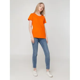 Футболка женская T-bolka Lady, оранжевая