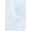 Плед Winterflake, бело-голубой с люрексом