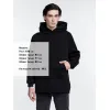 Худи унисекс оверсайз Easy Street, черное
