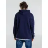 Толстовка с капюшоном унисекс Hoodie, темно-синяя