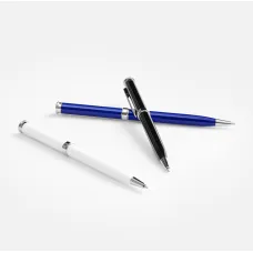 Ручка шариковая Finn Chrome, белая Ручка шариковая Finn Chrome, белая