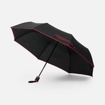 Зонт складной Edgeline, красный