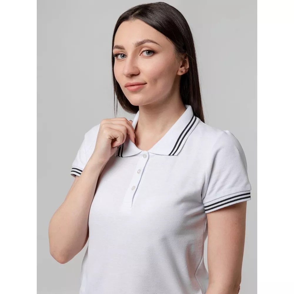 Рубашка поло женская Virma Stripes Lady, белая