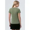 Футболка женская Regent Fit Women, меланж хаки