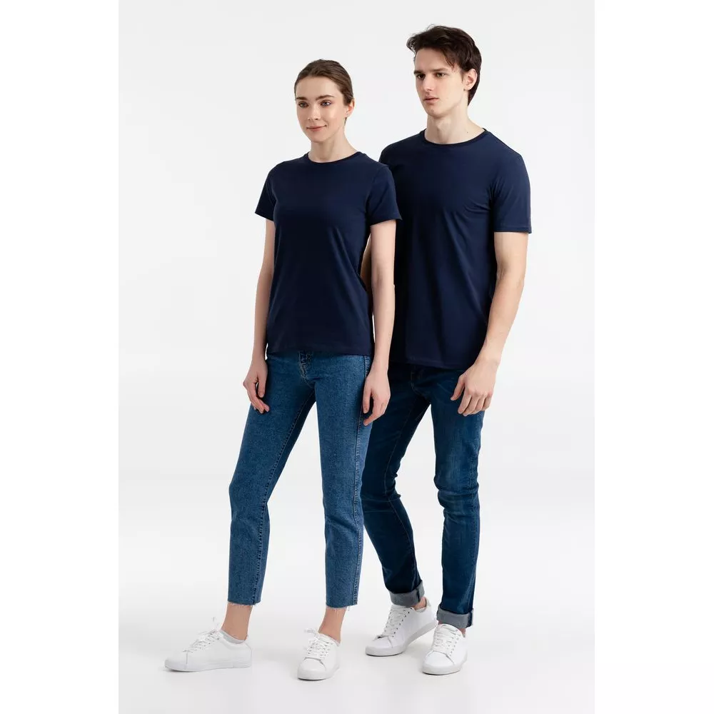 Футболка женская T-bolka Stretch Light Lady, темно-синяя (navy)