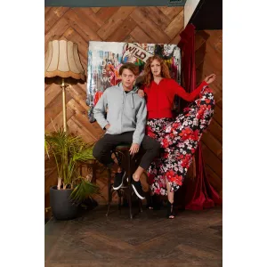 Толстовка женская Hooded Full Zip красная