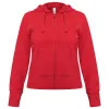 Толстовка женская Hooded Full Zip красная Толстовка женская Hooded Full Zip красная